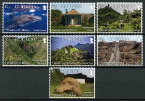 St Helena Landscapes Stamps 2020 MNH 7 Wonders Napoleon Sharks Turtles 7v Set