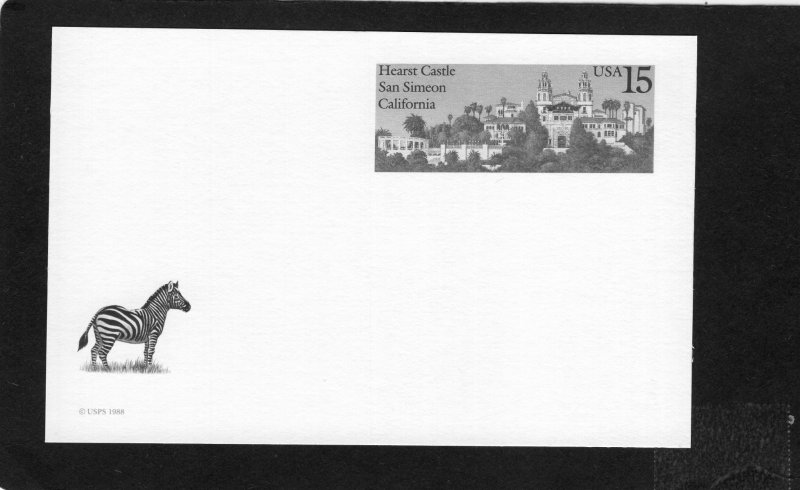UX125 Hearst Castle, Unused
