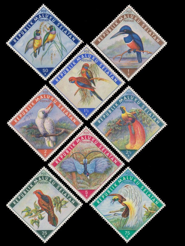 REPUBLIC OF SOUTH MALUKU SELATAN. TOPIC: BIRD. COMPLETE SET. UNUSED