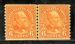 US 723 MNH WITH PRINTED VERT. LINE VF/XF SCV $82.50 BIN $50.00 GARFIELD