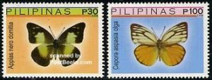 Philippines 2006, Butterflies 2v, MNH