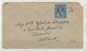 GB QEII 1901 2 1/2d Jubilee Cover To Holland Postal History JK4324