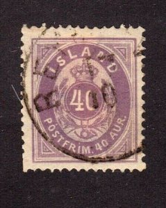 Iceland stamp #18, used,   CV $47.50