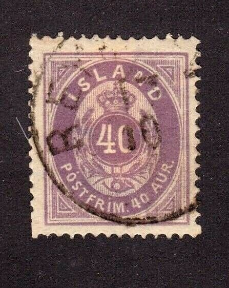 Iceland stamp #18, used,   CV $47.50