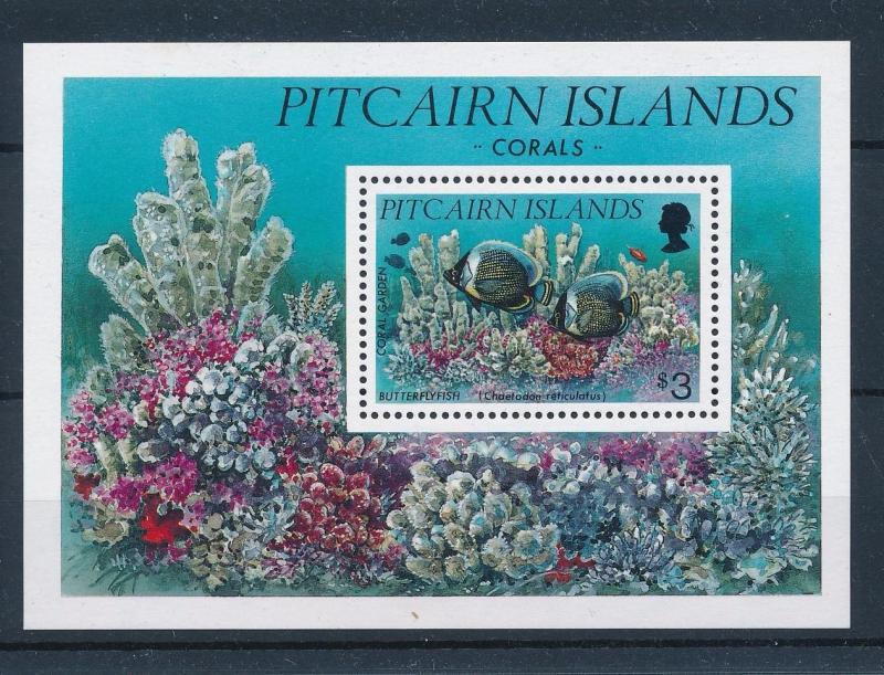 [49082] Pitcairn Islands 1994 Marine life Fish Corals MNH Sheet