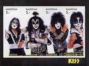 DAGESTAN - 1996 - Kiss Met - Perf 8v Sheet - Mint Never Hinged - Private Issue