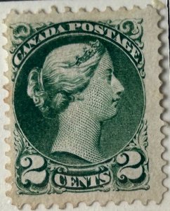 Canada #36e MINT F-VF  LH Small Queen Issue PERF 11.5 x 12 C$700.00