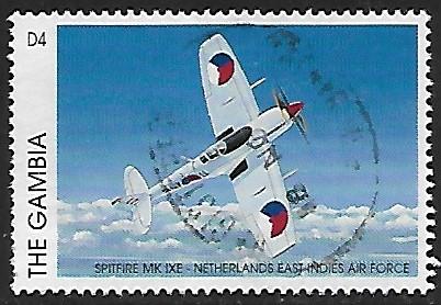 Gambia # 1823e - Spitfire - used
