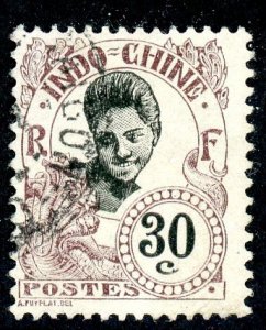 Indochina, Scott #49, Used, with Saigon cancel