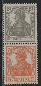 Germany Scott # 97, 98, mint nh, se-tenant, Mi# S11a