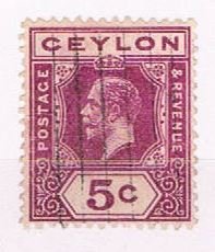 Ceylon 229 Used King Edward VII 1921 (C0286)