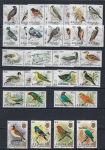 Aitutaki 215-46D MNH 1981-82 Birds complete set (ak6718)