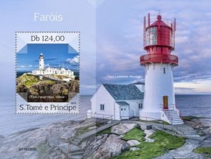 St Thomas - 2019 Lighthouses - Stamp Souvenir Sheet - ST190302b