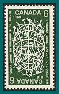 Canada 1969 ILO, MNH 493,SG635
