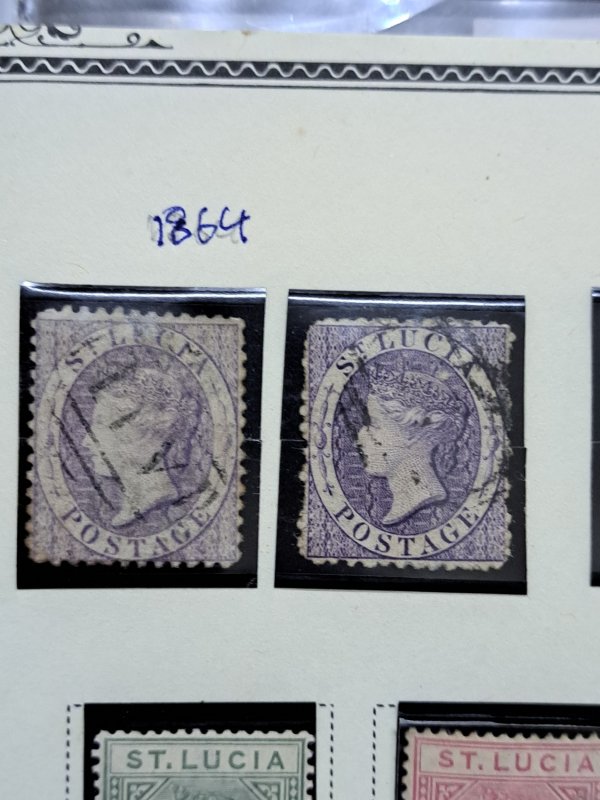 British Commonwealth St.Lucia Collection.