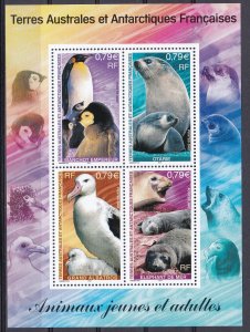 TAAF / FSAT, Fauna, Birds, Animals MNH / 2002