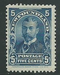 Newfoundland 85 Mint    1899   PD
