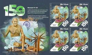 Z08 ST190314c Sao Tome and Principe 2019 Mahatma Gandhi MNH ** Postfrisch