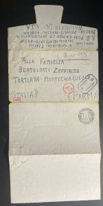 1943 Algeria Italian Prisoner Of War Camp 211 Letter Cover To Parma Italy