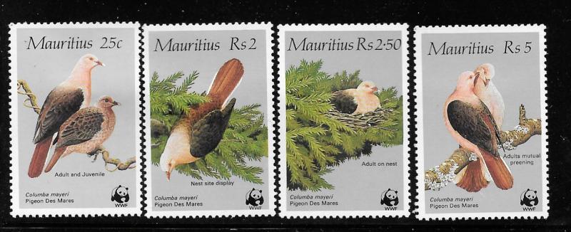 Mauritius  Scott #613-616 Mint H  Scott Cv $49.75