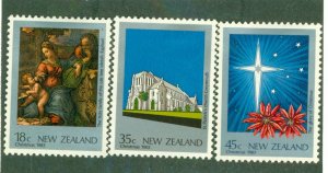 NEW ZEALAND 788-90 MH BIN $1.40