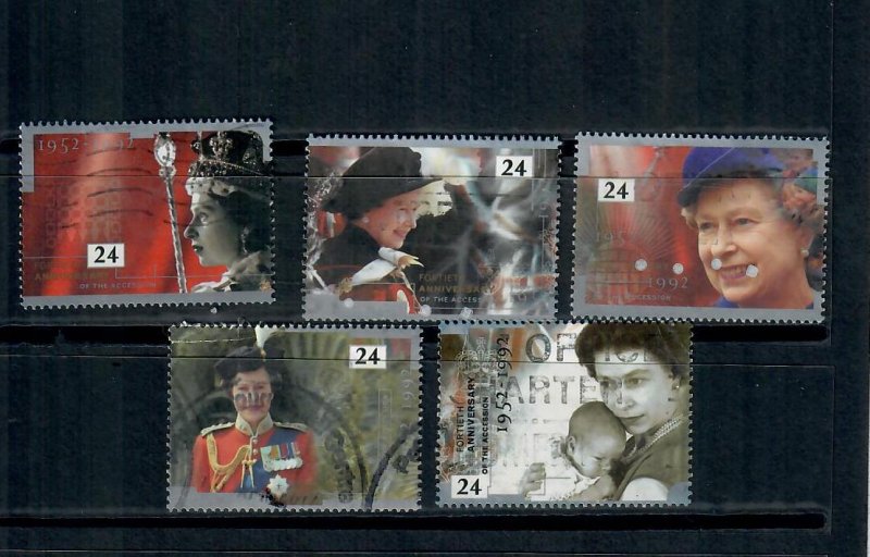 1992 COMMEMORATIVE SET ACCESSION ISSUE .USED 100423
