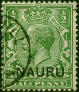 Nauru 1916 1/2d Yellow-Green SG1 Fine Used