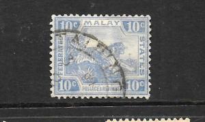 MALAY FEDERATED STATES  1922-34   10c  TIGER    FU   SG 65