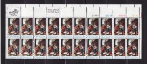 United States 1414 Plate Block of 20 MNH Christmas (A)