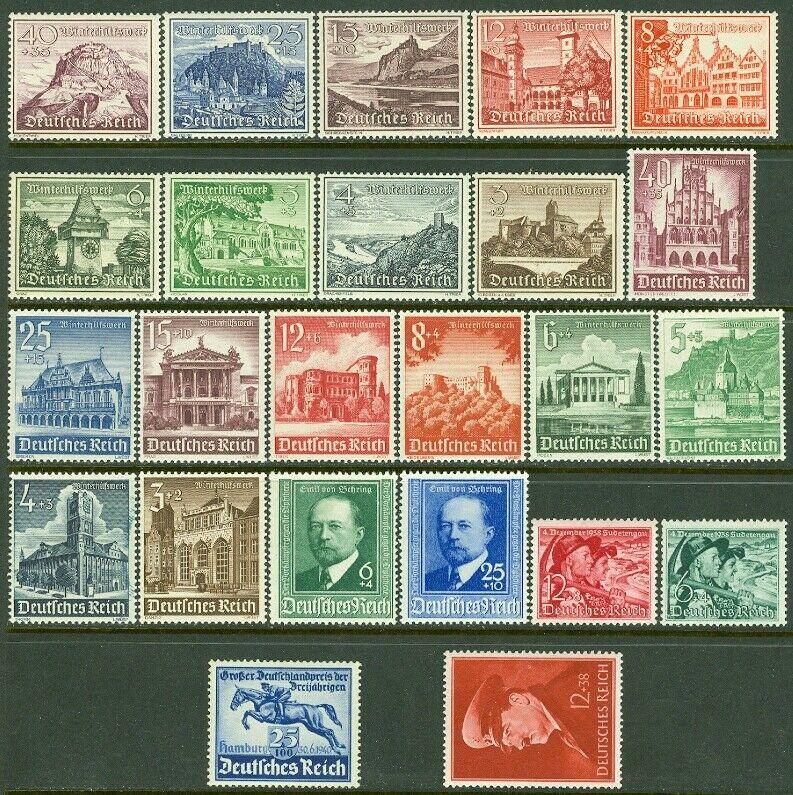 EDW1949SELL : GERMANY Nice collection of ALL VF MNH Complete sets Scott Cat $151