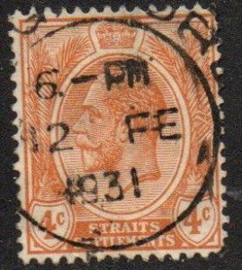 Straits Settlements Sc #185 Used