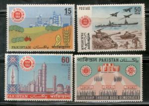 Pakistan 1968 Ariculture Industrial Defence Sicentific Development 4v MNH # 1580