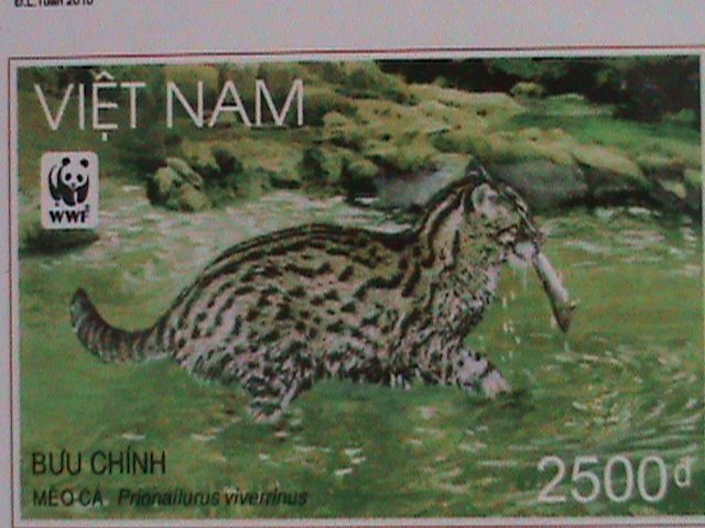 ​VIETNAM 2010-SC#3393a WWF-WORLD WILD LIFE FUND-RARE WILD ANIMALS-MNH SHEET VF