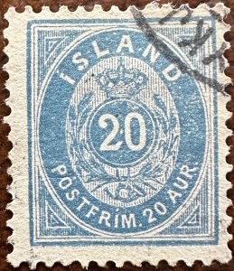 Iceland 1896-01 Sc.28 Used