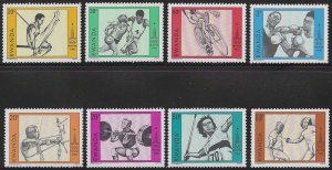 Rwanda #966-973 (1980), MNH compl. set, cat. $5.85