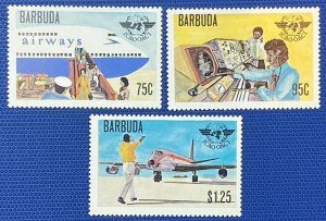 ZAYIX - 1979 - Barbuda - #391-393 - MNH - Communications - Aviation