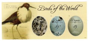 Bequia 2011 - Birds of the World - Sheet of 3 Stamps - MNH