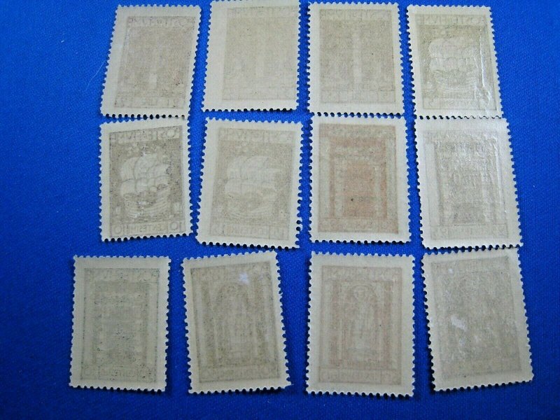 FIUME 1924  -  SCOTT # 196-207    MNH   COMPLETE SET