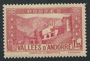 French Andorra + Scott # 52A - MH