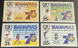 BAHAMAS # 572-575-MINT NEVER/HINGED--COMPLETE SET---1985