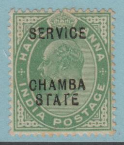INDIA - CHAMBA STATE O22 OFFICIAL  MINT HINGED OG * ERROR IN STATE - PYR