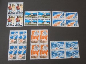 Central African 1972 Sc 174-75,C95-98 CTO BLK(4) set FU