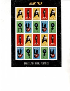 Star Trek Forever US Postage Sheet #5132-35 VF MNH