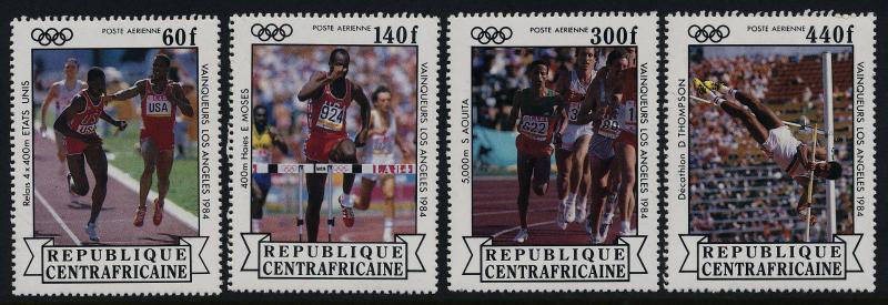 Central Africa C303-6 MNH Summer Olympic's Winners, Athletics