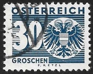 Austria Postage Due Scott # J168 Used. All Additional Items Ship Free.