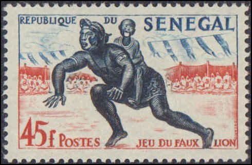 1961 Senegal #202-206, Complete Set(5), Never Hinged