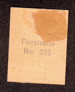 USA. Confederate States, SC #3, MH, Springfield Facsimile Lot 230740-01