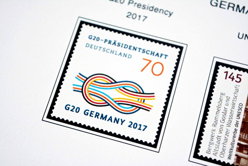 COLOR PRINTED GERMANY 2011-2020 STAMP ALBUM PAGES (89 illustrated pages)