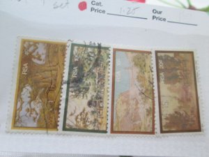 South Africa #461-4 used set  2023 SCV = $1.25