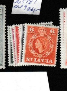 St Lucia SG 172-7 MOG (5ghb) 